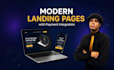 build a modern landing page with payment integration for coaches