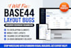 fix base44 layout bugs and implement responsive tailwind css supabase vibecoding
