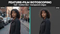 rotoscoping and remove video background without green screen