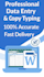 do accurate data entry and copy typing work