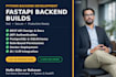 build a python fastapi backend with database and auth