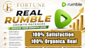 do organic rumble video promotion rumble channel promotion