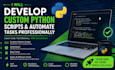 help you with python assignments, scripts, and error fixing