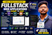 develop a fullstack app using react node js and AWS