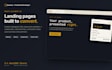design and develop a responsive react or nextjs landing page