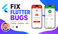 fix flutter bugs, crashes, firebase and API issues