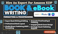 do amazon kdp book formatting, ebook formatting and paperback layout