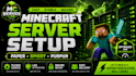 setup, optimize and configure your minecraft paper, spigot or purpur server