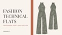 create professional clothing flat sketches