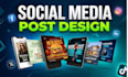create social media posts that attract customers