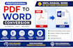 convert PDF to word editable with perfect formatting