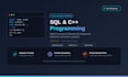 teach you sql database queries and c plus plus programming