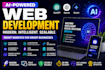 develop a modern ai powered website with smart automation