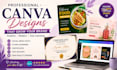 design professional canva posts and flyers