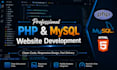 develop a professional business website using php and mysql