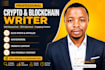 write crypto news, blockchain and web3 blog post