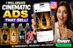 create high end cgi ads commerical for instagram