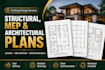 draft structural, mep, architectural plans for your building project