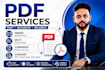 merge split compress and convert PDF files