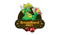 design cute and playful dragon dice game logo