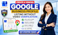 provide google business profile verification and gmb verify support