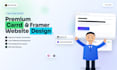 do carrd co landing page, website design, framer website design development