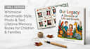 design a custom lifetime memory book for your family