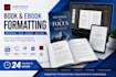 format books and ebooks in adobe indesign for KDP
