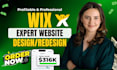 design wix website, redesign wix website with SEO and GEO optimization