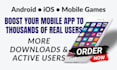 do a pro app install, app promotion, mobile app promotion