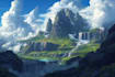make a beautiful digital landscape