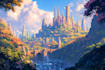 make a beautiful digital landscape