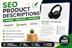 write amazon and shopify product descriptions