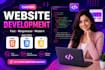 develop a responsive frontend website