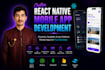 develop a custom react native mobile app for android and ios