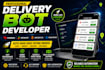 develop doordash bot, uber bot, amazon driver, spark driver for your bot