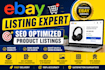 ebay listing expert, professional ebay listings,ebay  SEO