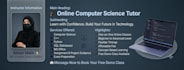 teach computer science, c plus plus, python and dbms online