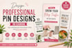 design pinterest pins in canva