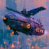 draw high quality spaceship concept