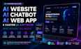 develop ai website, ai chatbot, ai web app and  ai software