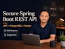 build spring boot rest API with jwt and a database