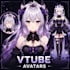 create a custom vtuber avatar, live2d model and anime streaming character