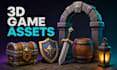 create custom game ready low poly 3d assets