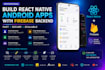 build a react native android app with firebase backend
