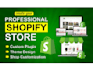 design a professional shopify store with high converting UI UX