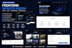 develop a responsive frontend website using HTML CSS and javascript