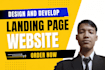 build a HTML CSS responsive landing page