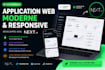 develop a modern responsive web application using nextjs