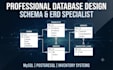 design professional sql database schemas and erd diagrams